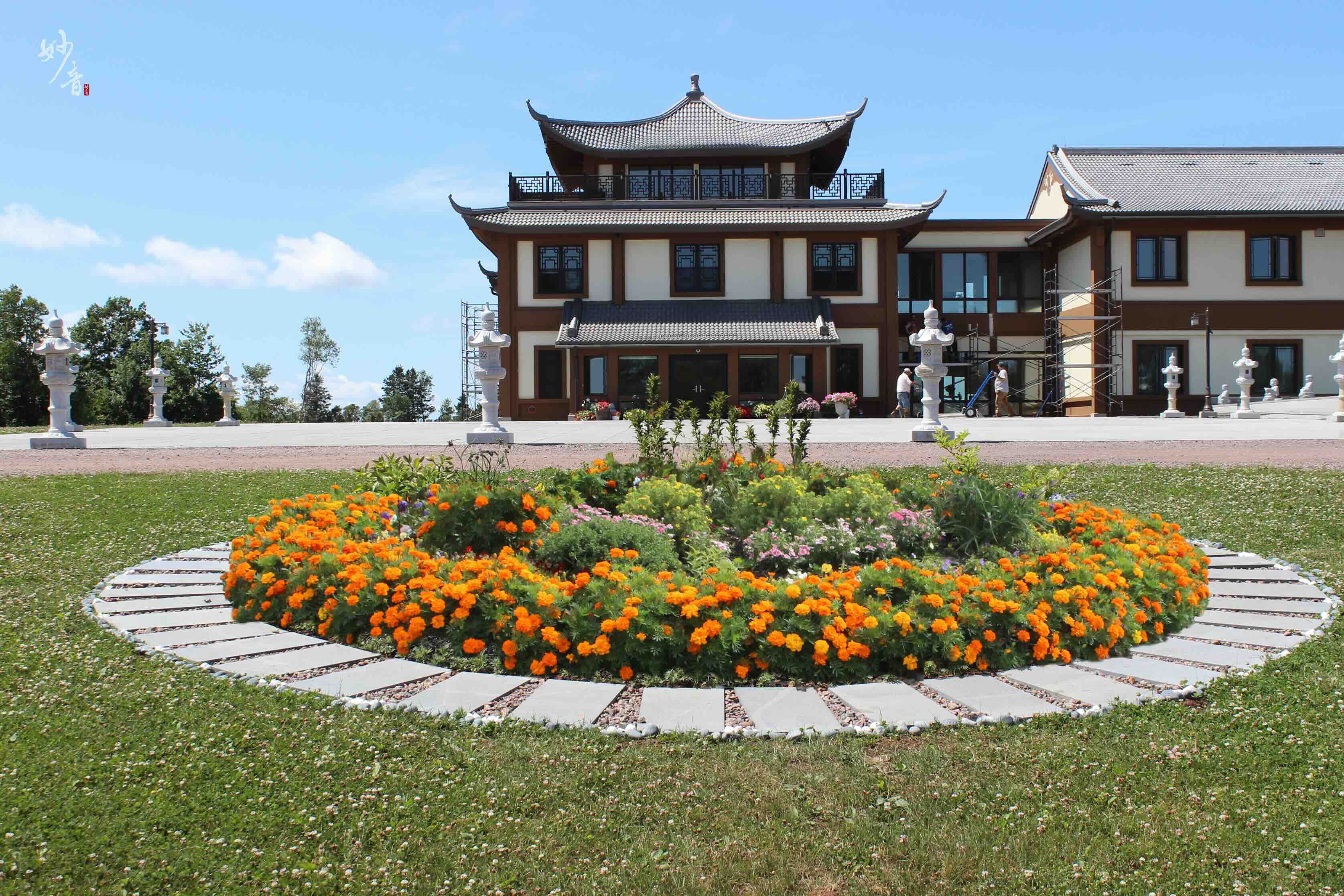 不在花前，在道中