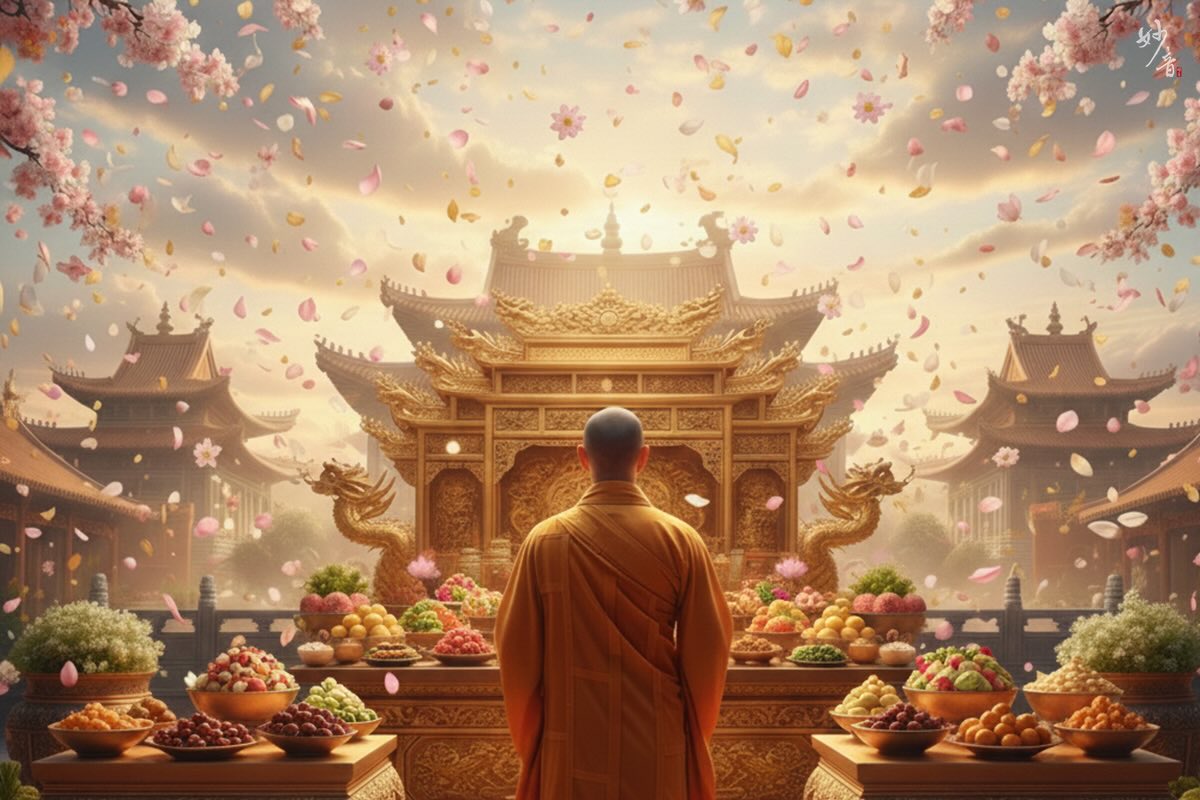 心念一動，福報現前：花天比丘的故事